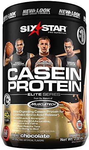 Six Star Casein Protein Drink, Chocolate, 2 Pound, 32 Ounce by Iovate Health Sciences Incorporated