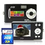 SVP DC-12DX, 12MP Max via interpolaton. One of the most economical digital cameras in world. (Free-2GB High Speed SD Card)