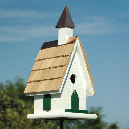 Country Wildwood Church Bird House