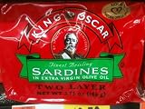 King Oscar Sardines, in Extra Virgin Olive Oil 3.75 Oz (Pack of 6)