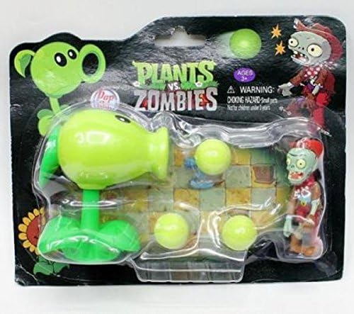 PVZ Plants vs Zombies Peashooter PVC Action Figure Model Toy Christmas Gifts mu?eca Figura de h?roes ni?os (Style 1)