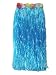 (Price/1 piece)Kids 31.5 Inch Long Adult Grass Skirt, Flowered Hula Skirt-Blue