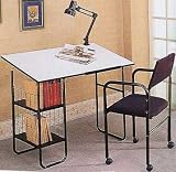 Adjustable 3 Piece Drafting Table Lamp & Chair