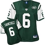 Mark Sanchez Green Reebok Premier New York Jets Women's Jersey - XX-Large