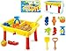 Toys Bhoomi 2-in-1 Beach Sand & Water Play Table for Kids - Included 8 Accessories RS.1299.00