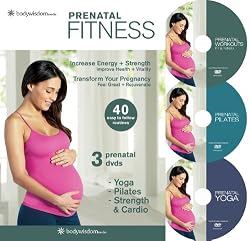 Prenatal Fitness (Deluxe 3 DVD Set - Prenatal Yoga, Pilates & Strength Training)