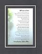 Touching and Heartfelt Poem for Sons - A Touch of Love (for son) Poem on 11 x 14 inches Double Beveled Matting