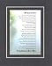 Touching and Heartfelt Poem for Sons - A Touch of Love (for son) Poem on 11 x 14 inches Double Beveled Matting