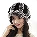 URSFUR Women's Rex Rabbit Peaked Caps Hats Multicolor