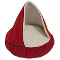 Petmate Deluxe Burrow Pet Bed - Red (25")