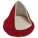 Petmate Deluxe Burrow Pet Bed - Red (25")