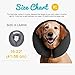 ZenPet Protective Inflatable Recovery Collar for Dogs and Cats - Soft Pet Collar Does Not Block Vision E-Collar - Designed to Prevent Pets from Touching Stitches, Wounds and Rashes (X-Large)