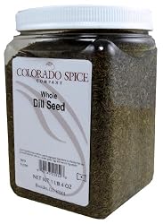 Colorado Spice Dill Seed, Whole, 20-Ounce Jars (Pack of 2)