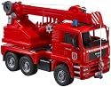 Bruder 02770 MAN Fire Engine Crane Truck with Light and Sound