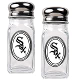 MLB Chicago White Sox Salt and Pepper Shaker Set with Crystal Coat