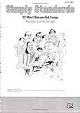 Simply Standards: 22 Popular Jazz Classics (Easy Piano) (Simply Series)