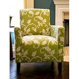 Sutton Chair in Apple Green & White Vine