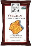 Food Should Taste Good Chips, Kettle Sweet Potato, 4.5 Ounce