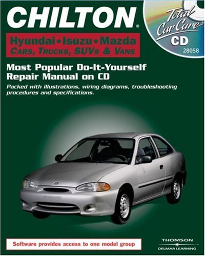 Total Car Care CD-ROM: Hyundai-Isuzu-Mazda Cars, Trucks, SUVs & Vans, 1981-1998 Retail Box