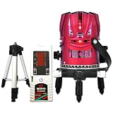 恒昌光電 8ライン レーザー墨出し器+受光器+エレベーター三脚セット GPS-8H 4垂直360°水平 10倍明るい 斜線機能 墨出し器 水平器 フルライン測定器