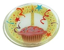 Peggy Karr 6-Inch Glass Birthday Plate
