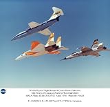 NASA (F-104N, F-15A, YF-17 In Formation, 1976) Gold Wood-Mounted Art Poster Print - 13