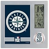 MLB Seattle Mariners Digital Desk Clock