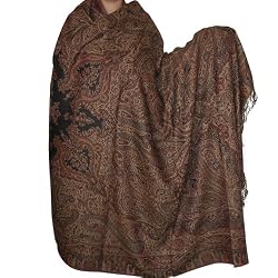 Prayer Shawls Pure Wool Jacquard Design Meditation Accessory 106 x 55 inches (psleyb179)