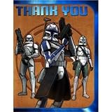 Star Wars - The Clone Wars Thank You Cards, 8ct