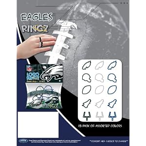 Forever Collectibles NFL Philadelphia Eagles Logo Band Ringz