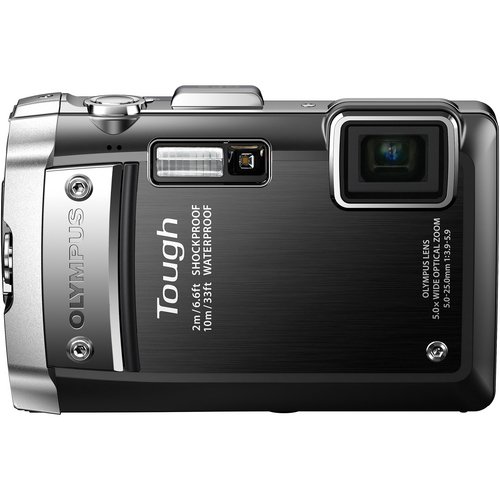 Olympus TG-810 Tough 14 MP, 5x Wide Optical Zoom (28mm), 3 920K LCD (Black)