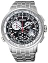 Citizen - BY0011-50E - Montre Homme Eco Drive - Quartz Analogique - Bracelet en Titane