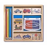 Melissa & Doug Vehicles Stamp Set