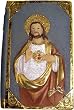 Sacred Heart of Jesus - Polyresin Box - 5"x1.4"x3"