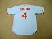 YADIER MOLINA St. Louis Cardinals 1980's Majestic Cooperstown Throwback Away Baseball Jersey, XL