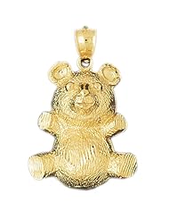 CleverEves 14K Gold Pendant Teddy Bear 9.2 - Gram(s)