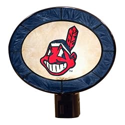 MLB Cleveland Indians Art-Glass Nightlight