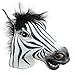 Signstek Horror Scary Zebra Horse Head Mask for Halloween Cosplay Costume Party
