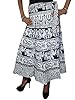 India Wrap Skirt Animal Printed Cotton Trendy Wrap Around Skirts Dress