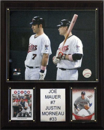 MLB Mauer-Morneau Minnesota Twins Player Plaque
