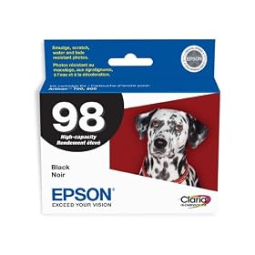 Epson 98 High Capacity Black Ink Cartridge for the Epson Artisan 700 and Artisan 800 Printers