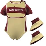 Nike Florida State Seminoles (FSU) Infant 3-piece Creeper Set