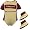 Nike Florida State Seminoles (FSU) Infant 3-piece Creeper Set