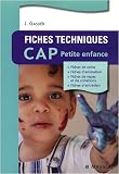 Fiches techniques CAP Petite enfance