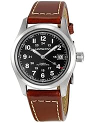 Hamilton Men's HML-H70455533 Khaki Field Black Dial Watch