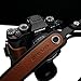 Gariz Genuine Leather XS-CHLSNCM2 Camera Neck Strap for Mirrorless Cameras - Sony, Leica, Fuji, Olympus, Panasonic, Ricoh, Samsung, Sigma, Nikon, Canon - Camel Brown