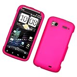 Rose Pink Texture Hard Protector Case Cover For HTC Sensation 4G