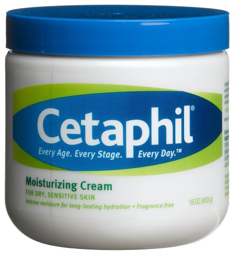 Cetaphil Fragrance Free Moisturizing Cream, 16-Ounce Jars (Pack of 2)