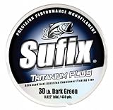Tritanium Plus Dark Green Mono 1lb Spool 10lb test 5970yd