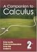 Books : A Companion to Calculus